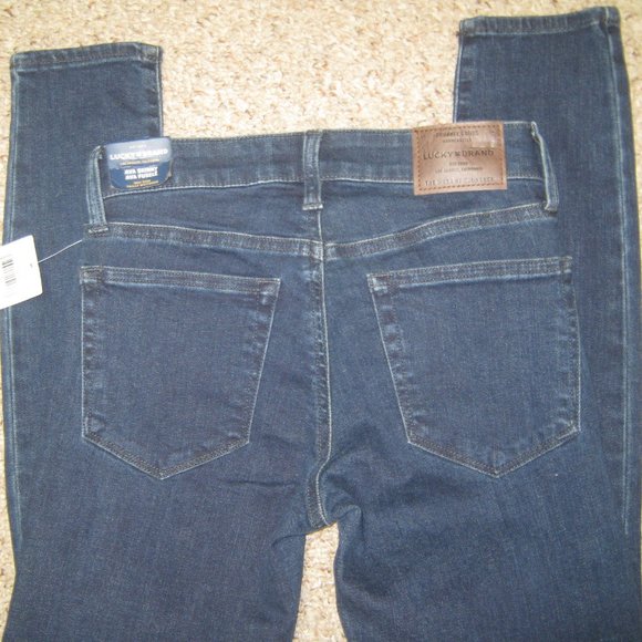LUCKY BRAND AVA ANKLE SKINNY DARK WASH JEANS NWT $90 24 w - Picture 8 of 8